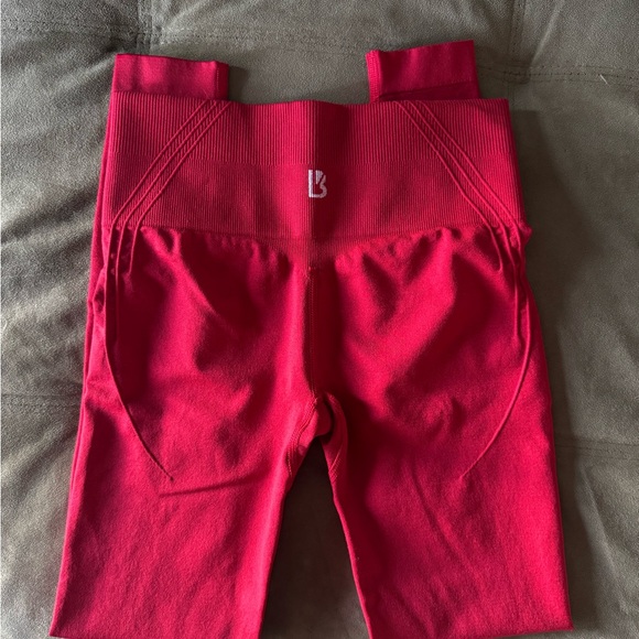 Buffbunny Collection Pants - BuffBunny Red Seamless Performance Leggings